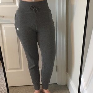 Gymshark High Waisted Joggers - Charcoal Marl